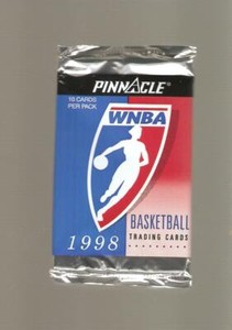 1998 pinnacle wnba pack, look for rookies, executive, and court parallel cards