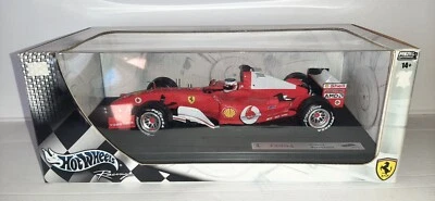 FERRARI 2004 RUBENS BARRICHELLO HOT WHEELS RACING SCALA 1:18 - Immagine 1 di 2