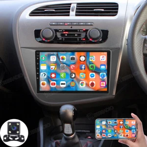 For Seat Leon MK2 2005-2013 Car Stereo Radio Android 13 GPS Sat Nav RDS + Camera - Picture 1 of 14
