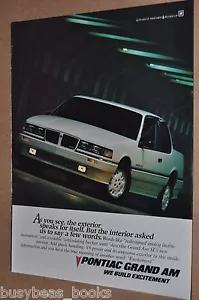1987 Pontiac GRAND AM advertisement, PONTIAC Grand Am SE - Foto 1 di 2