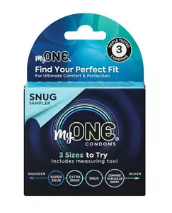 My One Snug Sampler Condoms - Pack of 3 - Picture 1 of 2