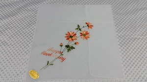 Set of 6 Vintage Handkerchief..Embroidered Happy Anniversary Hankie/ 2 of each - Picture 1 of 4