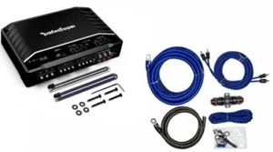 Rockford Fosgate R2-500X4 500 Watt 4 Channel Car Speaker Amplifier + 4 Ga. KIT - Picture 1 of 9