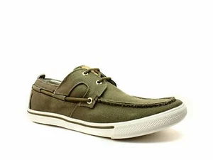 Tommy Bahama Herren Calderon Freizeit Canvas Oliv Schuhe - Bild 1 von 8
