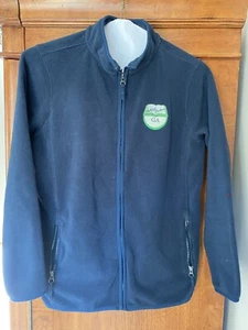 EUC unisex boys girls Lands' End Uniform Fleece Jacket L 14/16 for 12-14 years O - Picture 1 of 4