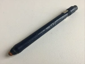 Vintage Faber Castell Jet Eraser Retractable Eraser USA Blue with pocket clip - Picture 1 of 4