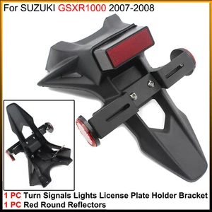 For Suzuki GSXR1000 2008 Rear Fender License Plate Light Holder Round Reflectors - Bild 1 von 13