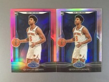 Quentin Grimes 2021-22 Panini Chronicles Honors Pink Prizm RC #695 Lot2