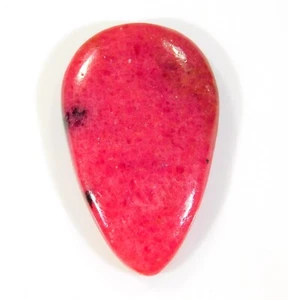 PRECIOSA PIEDRA PRECIOSA TRANSLÚCIDA CABUJÓN PERA RODONITA ROSA NATURAL 76 CT BR0210 - Imagen 1 de 6