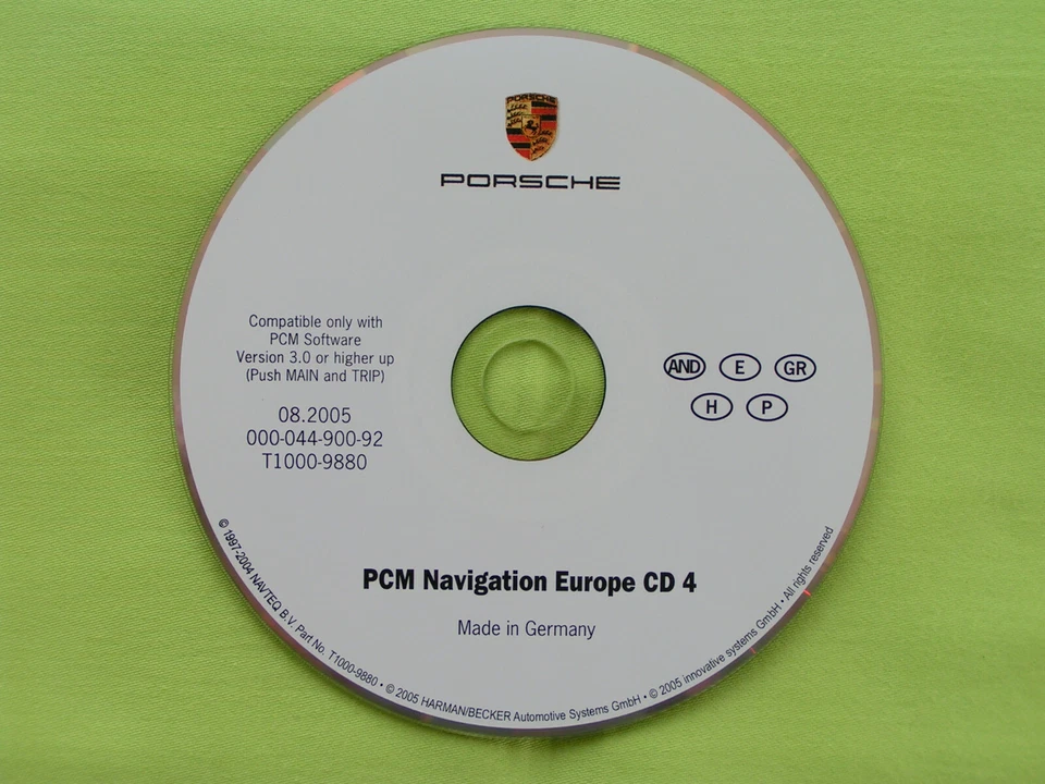 NAVIGATION CD SPANIEN PORTUGAL 2005 PORSCHE PCM 2.0 CAYENNE CAYMAN BOXSTER 911 - Bild 1 von 1