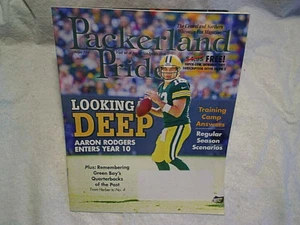 2014 PACKERLAND PRIDE MAGAZINE Aaron Rodgers,Bart Starr,Favre,green bay packers - Picture 1 of 5