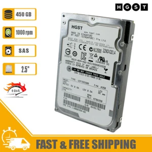 HGST (SAS) 2.5" 450GB Desktop Internal HD 10Krpm 6Gb/s HDD for PC, 0B31580 - Picture 1 of 5