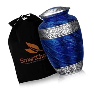 Urn for Human Ashes Adult Memorial Funeral Cremation Large Burial Urns - Picture 1 of 8