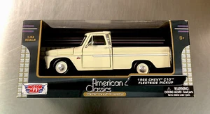 MOTOR MAX AMERICAN CLASSICS 1966 CHEVY C10 FLEETSIDE PICKUP TRUCK 1:24 SCALE - Picture 1 of 4