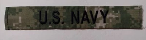 U.S. NAVY NWU TYPE III "U.S. NAVY" NAME TAPE SEW ON :KY25-14 - Picture 1 of 1