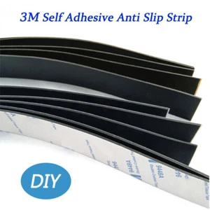 3M Self Adhesive Anti Slip Anti-Vibration Strip Silicone Rubber Feet Pads DIY - Picture 1 of 7