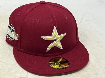 New Era 59fity Beanpack Houston Astros 2005 World Series Patch  Size 6 7/8   - Image 1 of 4
