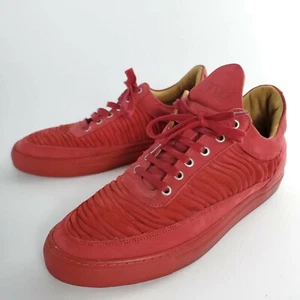 F & P Authentic Designer Damen süße Rüschen Sneaker Schuhe • Größe 10 US • rot - Bild 1 von 8
