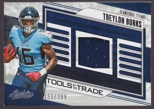 2023 Panini Absolute Treylon Burks Tools of the Trade Memorabilia /399 #TTR-TB - Picture 1 of 2