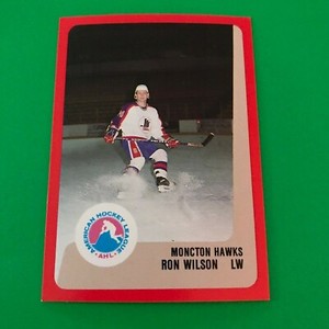 1988-89 ProCards Hockey Ron Wilson - Moncton Hawks AHL (NM)