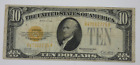 Series of 1928 $10 Gold Certificate FINE Fr#2400 ~ Problem Free