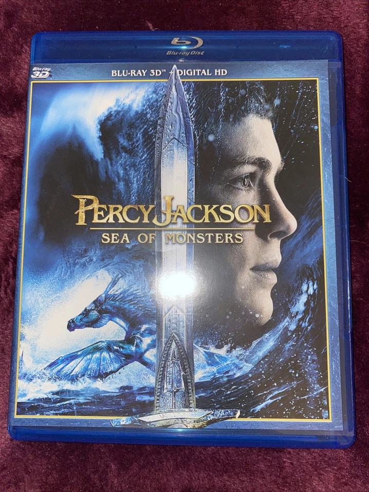 Percy Jackson: Sea of Monsters (Blu-ray Disc, 2016, 3D) NO Digital Code - Image 1 of 1