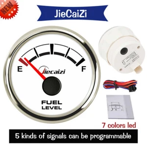Jiecaizi Fuel Level Gauge 0-90 ohms 16-158ohms 240-33ohms 0-190ohms 7 Colors LED - Picture 1 of 6