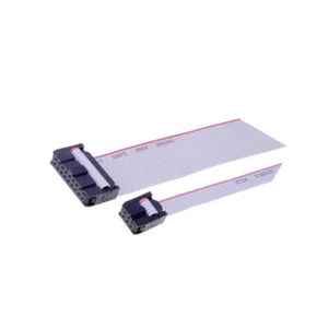 FC14300-0 ribbon cable with IDC connectors 14x28AWG R. Flat: 1.27mm AMPHENOL - Picture 1 of 1