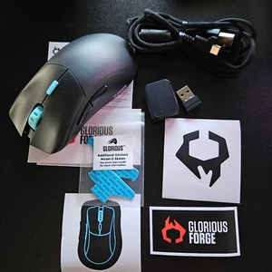 Glorious Model D Vice Forge Edición Limitada Negro Inalámbrico Mouse para Juegos - Imagen 1 de 14
