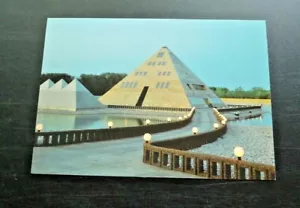 CARTOLINA CASA PIRAMIDE WADSWORTH ILLINOIS 4x6 - Foto 1 di 2