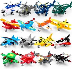 Pull Back Toys Boys Plane Playset Gifts for Toddler Kids 3+ Years Old - Picture 1 of 8