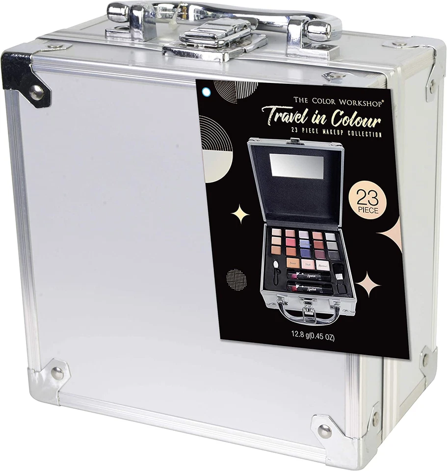 Kit Professionale per Make Up con Valigetta Set con 23 Trucchi e 3 Applicatori - Immagine 1 di 4