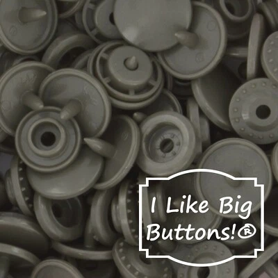 Broches de presión de plástico KAM: B60 plata oscura tamaño 20/T5-sin coser botones a presión manualidades de costura Foto 1 de 4