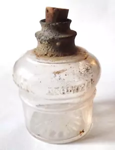 Antique Empty MAGIC ATOMIZER Clear Glass Bottle with Cork (r2) - Picture 1 of 6