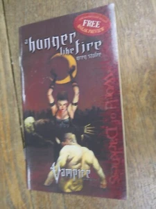 A Hunger Like Fire by Greg Stolze - White Wolf - sampler - 2004 comic, book - Imagen 1 de 9