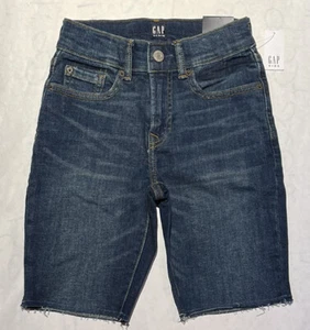 NWT Gap Kids Boys Denim Jean Shorts adjustable waist cutoff style u pick size - Picture 1 of 2