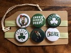 Boston Celtics NBA Basketball - Button Pin Badge Set - American Sports Fan Gift