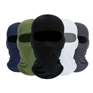 Balaclava Ski Mask Neck Gaiter Motorcycle Scarf Thin UV Protector for Men/Women - Picture 1 of 22