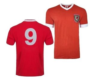 Wales Retro Football Shirt Mens Medium 1956 Cymru National Team Crest Top CYT9