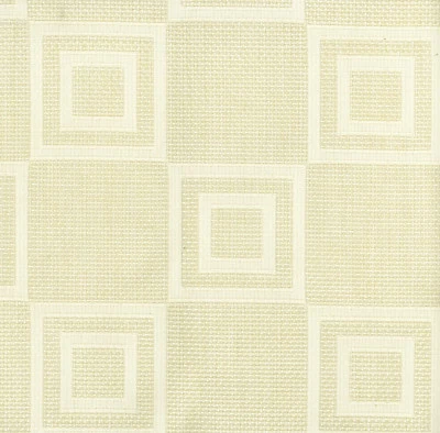 Tecido geométrico para estofados de cama Malcolm Frost Off White 4019-100 - Imagem 1 de 2