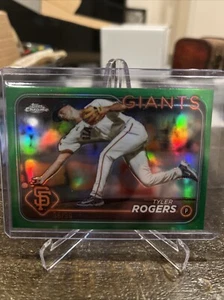2024 Topps Chrome Update Tyler Rogers Green /99 AB - Picture 1 of 2