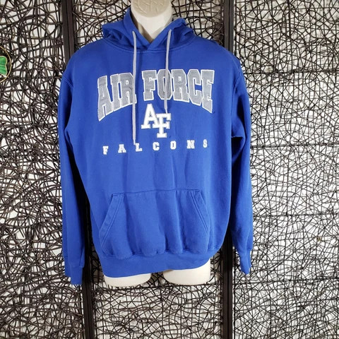 COLOSSEUM MENS AIR FORCE UNIVERSITY FALCONS PULLOVER HOODIE SIZE M BLUE Cover