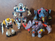 4 Transformers Animated Action Figures Slag, Jazz, Bumblebee, & Backstop LOT