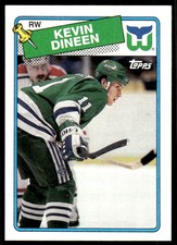 1988-89 Topps. Kevin Dineen Hartford Whalers #36