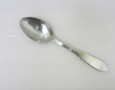 Georg Jensen MITRA Cubiertos de acero inoxidable Dinamarca Mate Satinado Ovalado Cuchara de sopa 7 1/2" Foto 1 de 4