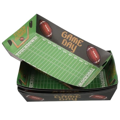  10 Pcs Football Party Plates Decorations for Birthday Snack Bowls - Image 1 of 4