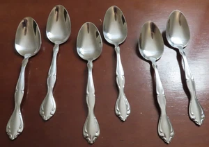 Oneida CANTATA Juego de 6 Cucharaditas Acero Inoxidable China Brillante Cubiertos Lote G - Imagen 1 de 5