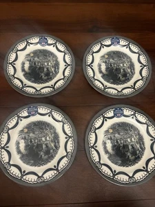 Juego de 4 platos de ensalada/postre Royal Stafford 3 brujas 8 1/2" Halloween - Imagen 1 de 3