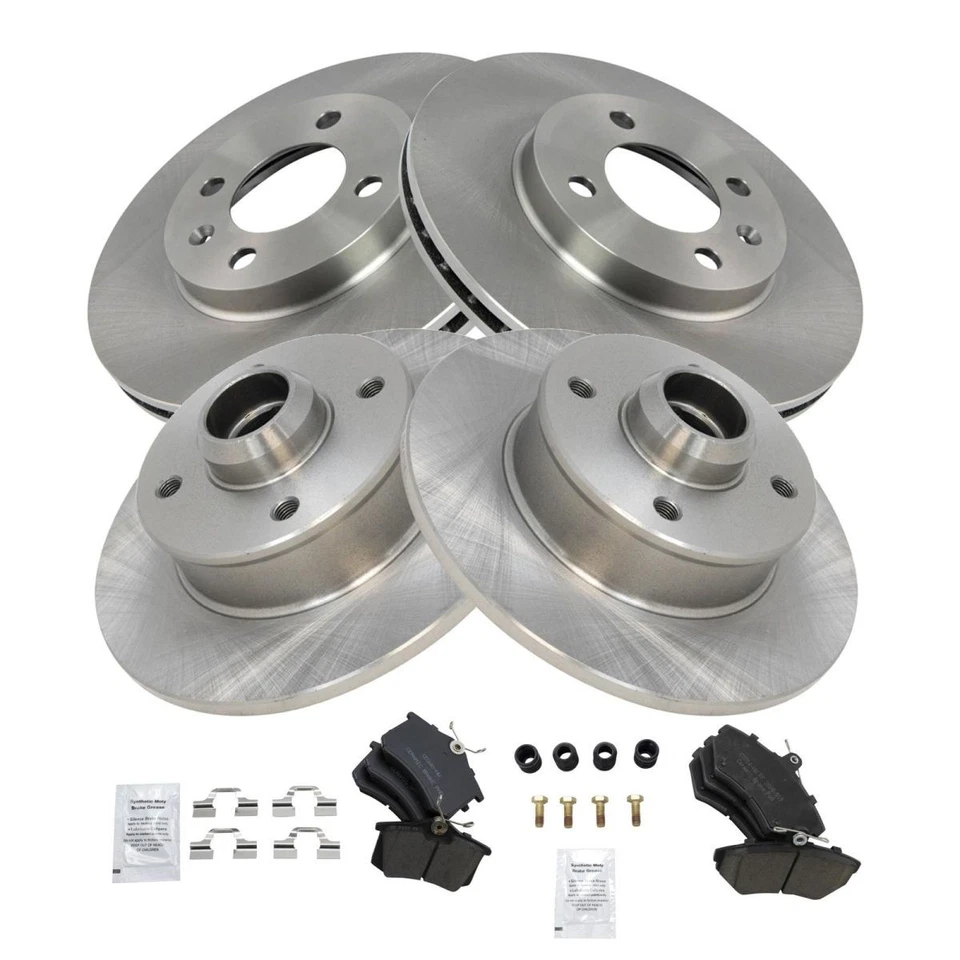 Kit de pastillas de freno y rotor de cerámica para Volkswagen Golf Passat 1994-1998 1996-1997 Foto 1 de 4