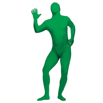 Skin Suit Green Adult Standard - Fun World - Image 1 of 2